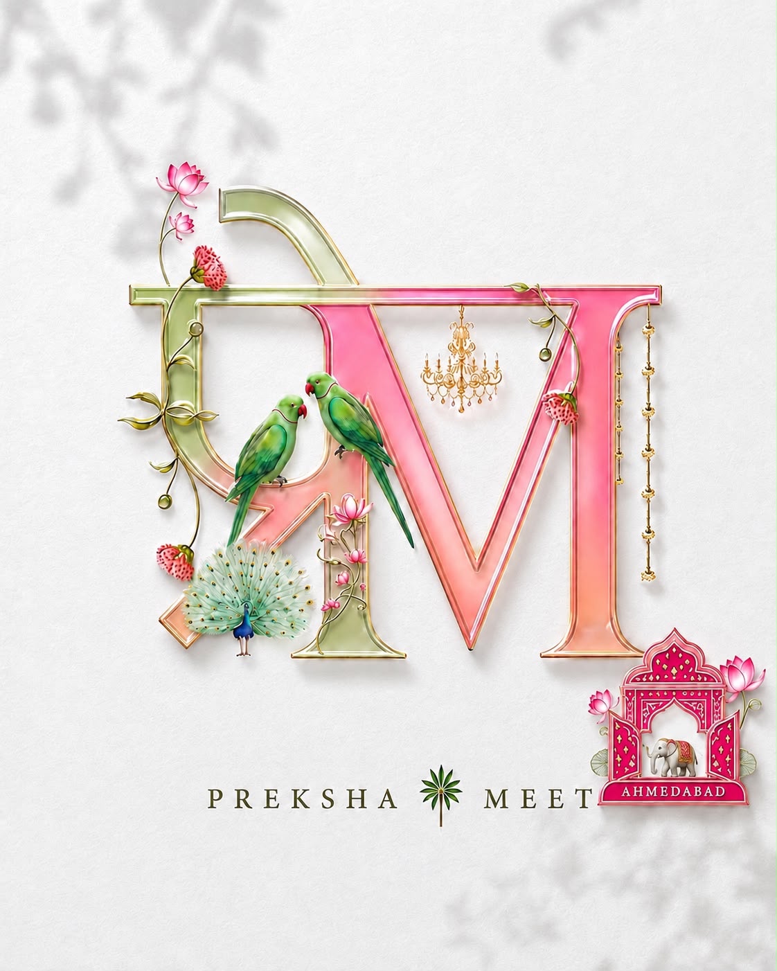 Meet & Preksha monogram